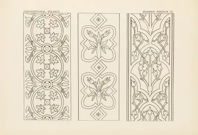 Ornamentets konturer i de ledande stilarna, pl. 56 av George Ashdown Audsley