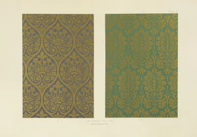 Polykrom dekor för byggnader i medeltida stil, pl. 10 av George Ashdown Audsley
