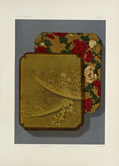 The ornamental arts of Japan Pl.046 av George Ashdown Audsley