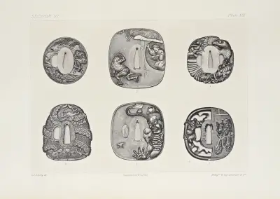The ornamental arts of Japan Pl.079 av George Ashdown Audsley