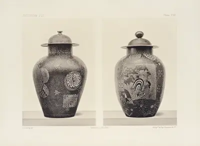 Japanska ornamentskonst Pl.091 av George Ashdown Audsley