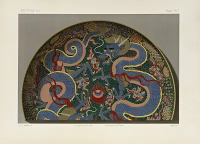 Japanska dekorativa konstarter Pl.095 av George Ashdown Audsley