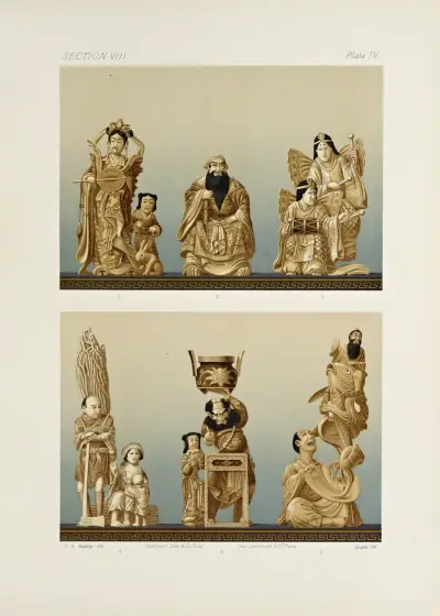 Japans ornamentala konst, pl. 100 av George Ashdown Audsley