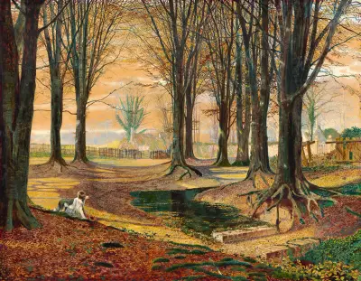 Beechwood av John Atkinson Grimshaw