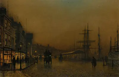 Glasgow av John Atkinson Grimshaw