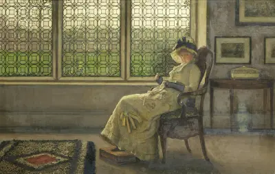 Mistress Dorothy av John Atkinson Grimshaw