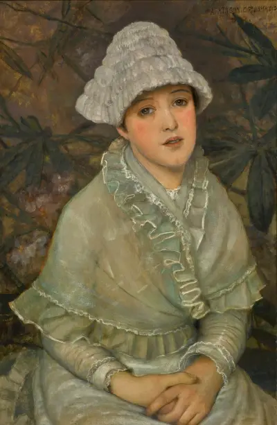 My wee white rose av John Atkinson Grimshaw