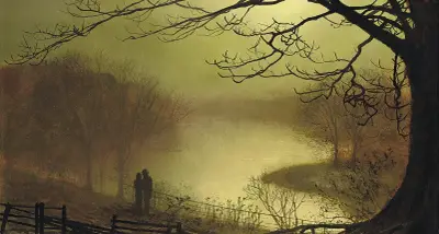 Roundhay Lake av John Atkinson Grimshaw