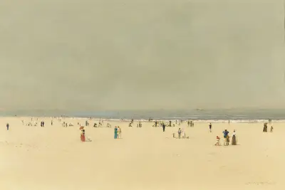 Sand, Sea And Sky, a Summer Phantasy av John Atkinson Grimshaw