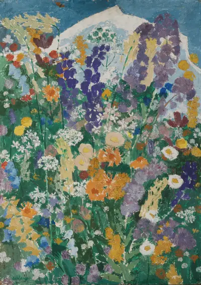 Blumen am Berg av August Babberger