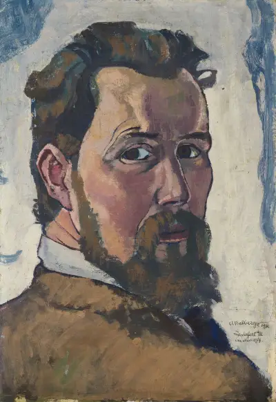 Selbstbildnis av August Babberger