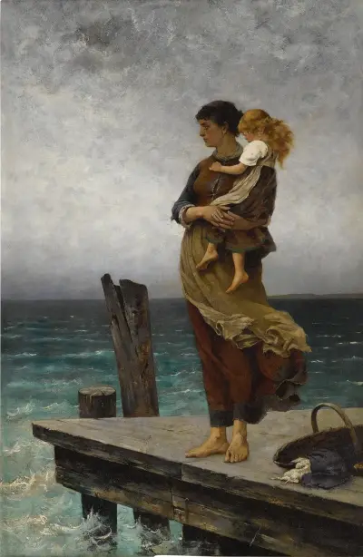 Waiting av August Hagborg