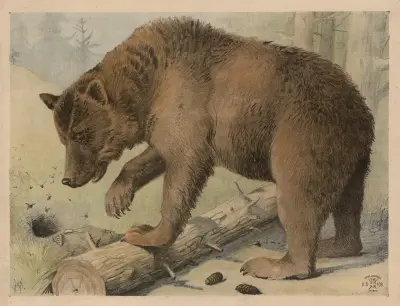 Medvěd, 1892, Oluf August Hermansen