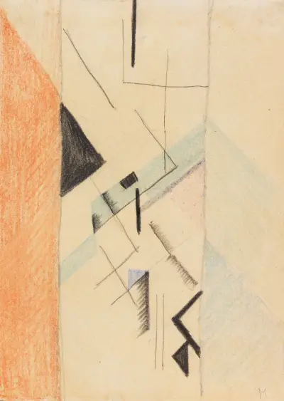 Abstrakte Formen XX av August Macke