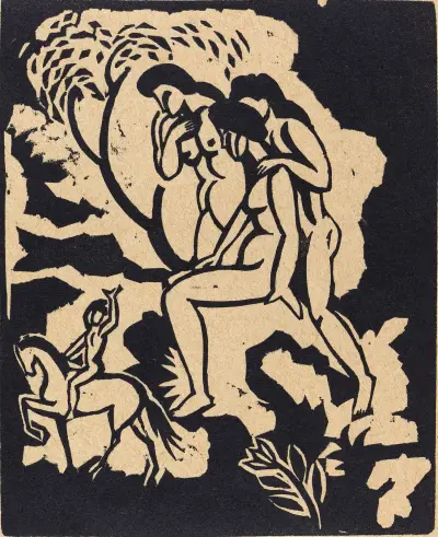 Begrüssung (Greeting) – nr 1 av August Macke