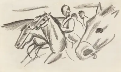 Kürassiere av August Macke