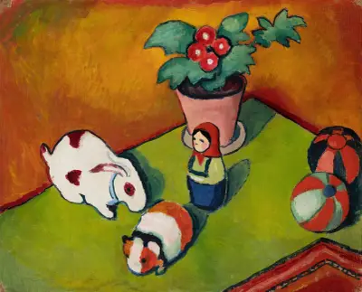 Little Walter’S Toys av August Macke