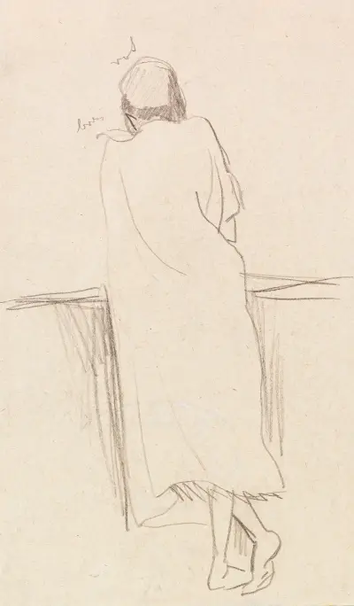 Türke 2 av August Macke