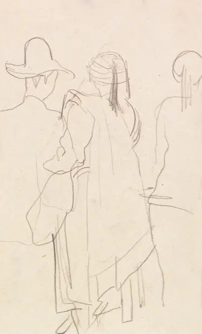 Türke und Europäer av August Macke