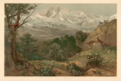 Himalayan Mountains av August Specht