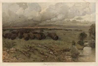 Prairie fire av August Specht