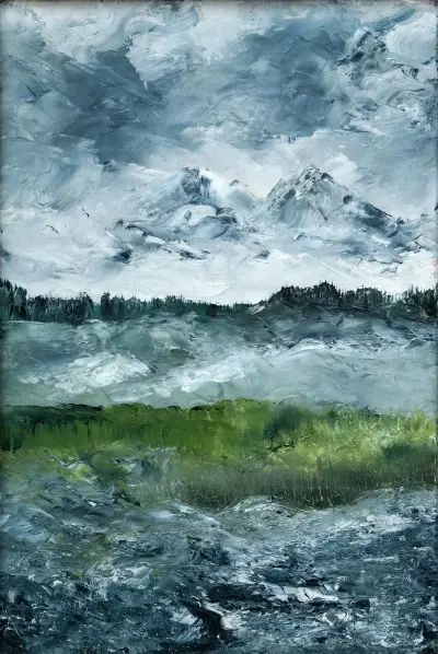 Krajinářská studie, August Strindberg
