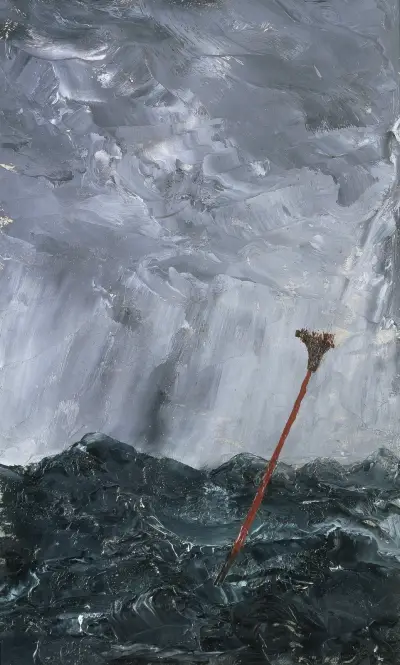Stormigt hav. Klockboj av August Strindberg
