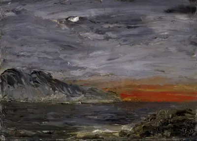 Sonnenuntergang von August Strindberg