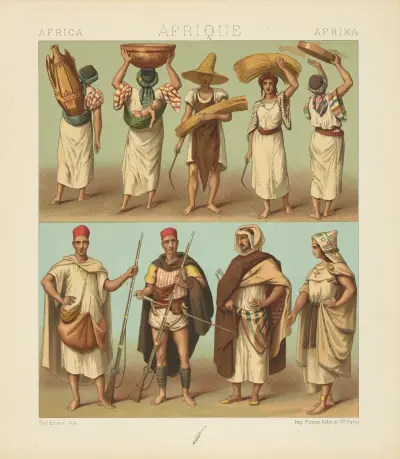 Algérie et Tunisie; les Kabyles av Auguste Racinet
