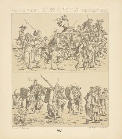 Allemagne – costumes du peuple av Auguste Racinet