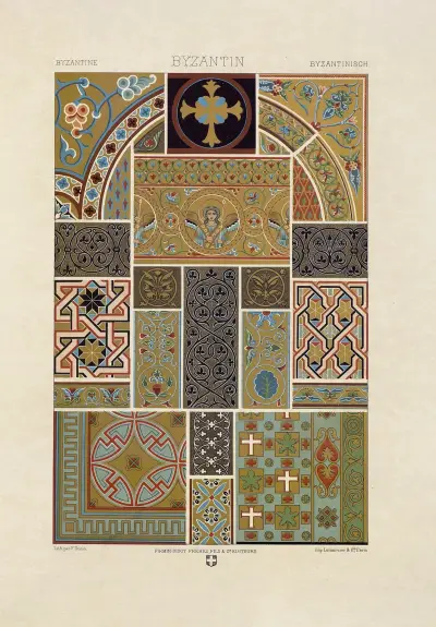 Byzantin 2 av Auguste Racinet