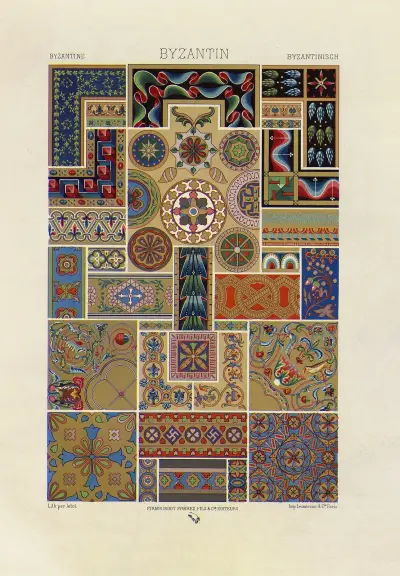 Byzantin, Auguste Racinet