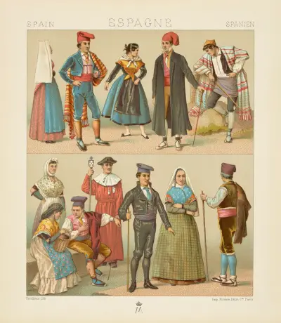Catalans et Aragonais av Auguste Racinet