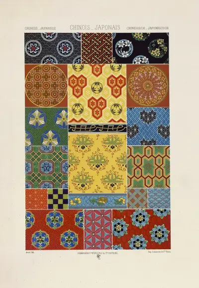 Chinois et Japonais 3, Auguste Racinet
