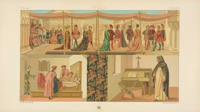 Costumes civils et religieux, objets mobiliers, Auguste Racinet