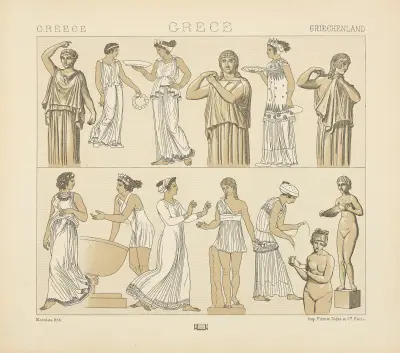 Costumes des femmes av Auguste Racinet