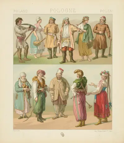Costumes du peuple, Auguste Racinet