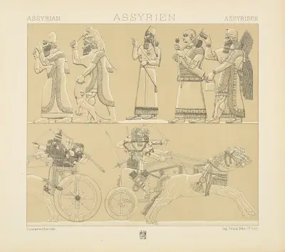 Costumes et armes; pompes et chasses royales, Auguste Racinet