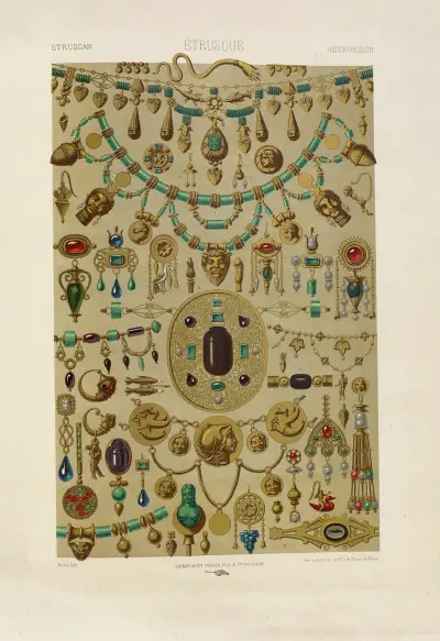 Étrusque, Auguste Racinet