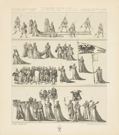 Funerailles d’un prince chevalier catholique, Auguste Racinet