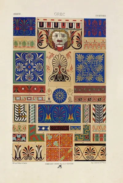 Grec 2 von Auguste Racinet