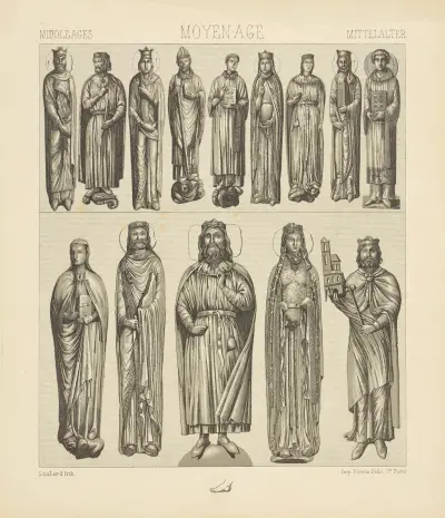 Die höheren Stände – bürgerliche Tracht von Auguste Racinet