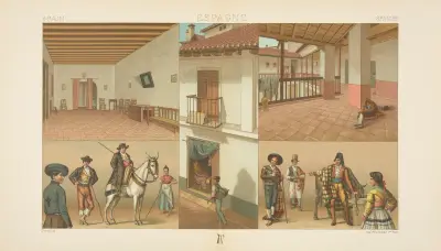 L’habitation andalouse, type de la maison bourgeoise, Auguste Racinet