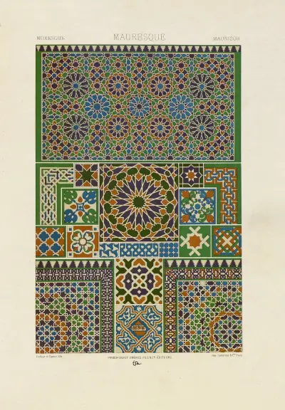 Mauresque av Auguste Racinet