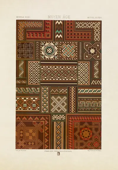 Moyen Age 3, Auguste Racinet