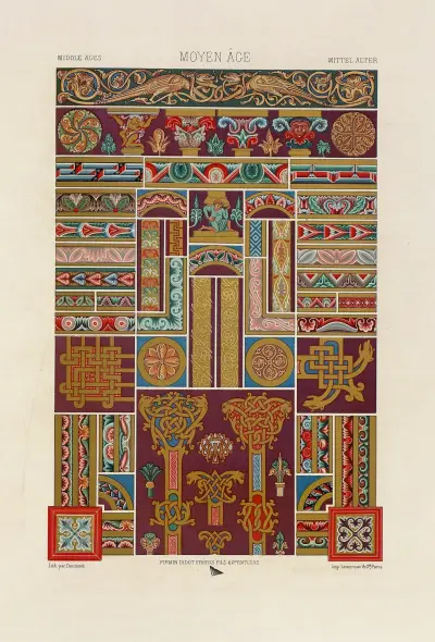 Moyen Age 4, Auguste Racinet