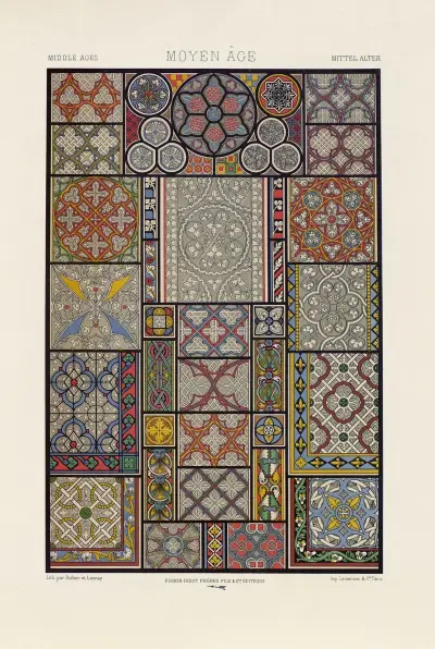 Moyen Age 9, Auguste Racinet