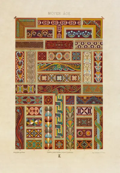 Moyen Age, Auguste Racinet