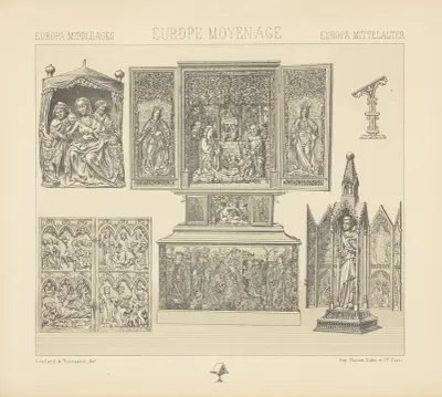 Möbelobjekte von Auguste Racinet