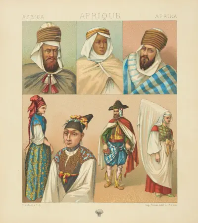 Norra delen; Algeriet av Auguste Racinet